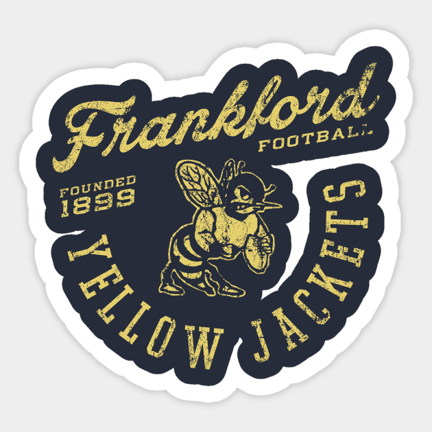 Frankford Yellow Jackets Sticker by MindsparkCreative